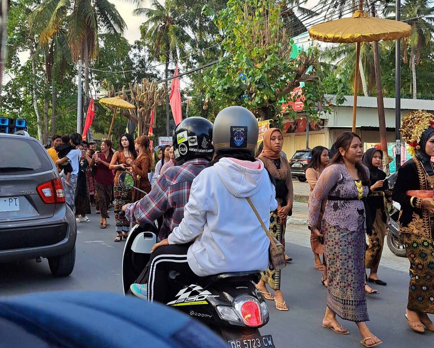 Nyongkolan, a traditional wedding ceremony in Lombok.